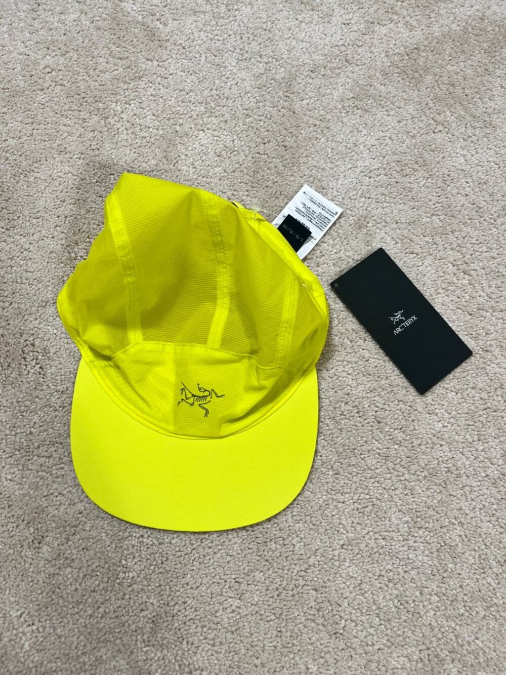 NEW Arcteryx Aerios 5 Panel Cap Beanie Men unisex hat Cap Euphoria/Forage S/M